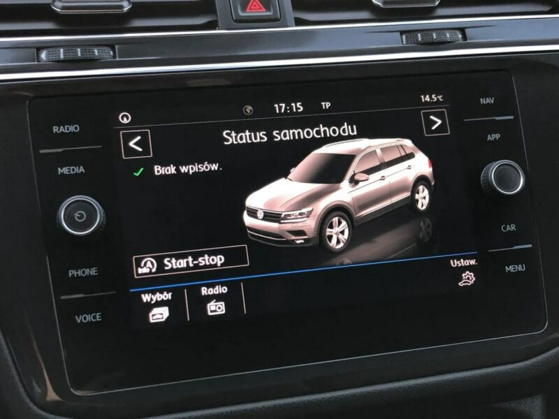 Volkswagen Tiguan Bezwypadkowy Mk2 2018 2.0 TDI 150 KM 7 osób Automat Navi Led Hak Dsg II (2016-2024)