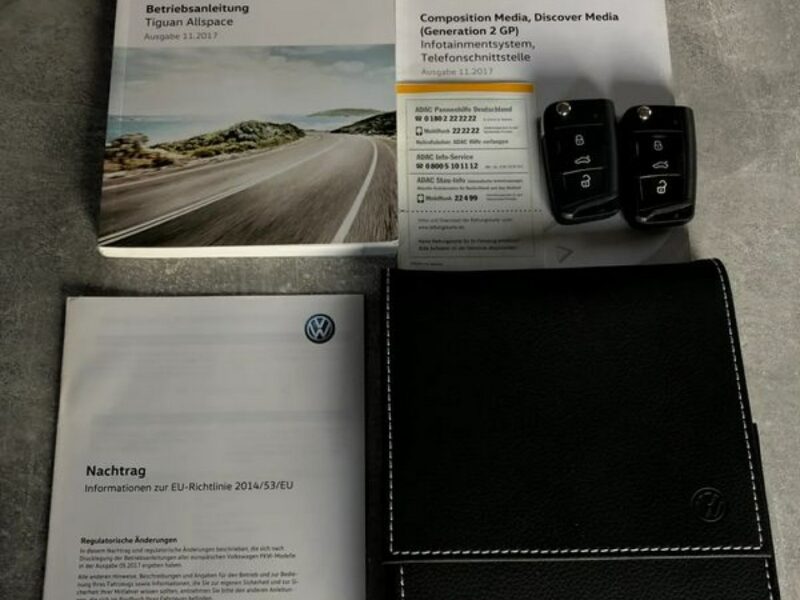 Volkswagen Tiguan Bezwypadkowy Mk2 2018 2.0 TDI 150 KM 7 osób Automat Navi Led Hak Dsg II (2016-2024)