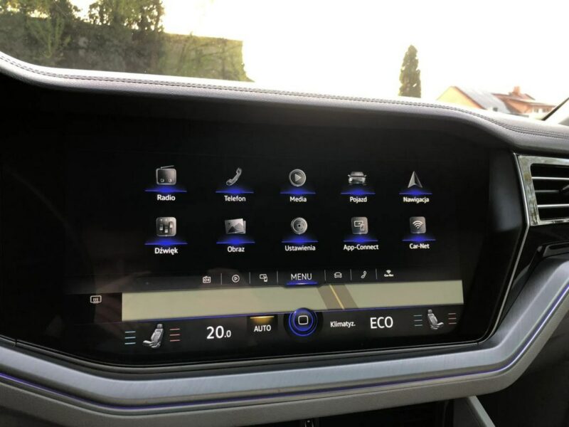 Volkswagen Touareg R-Line 2019r V8 4.0 TDI 422KM 4x4 Matrix Head Pneumatyka Hak FV23% VAT III (2018-)