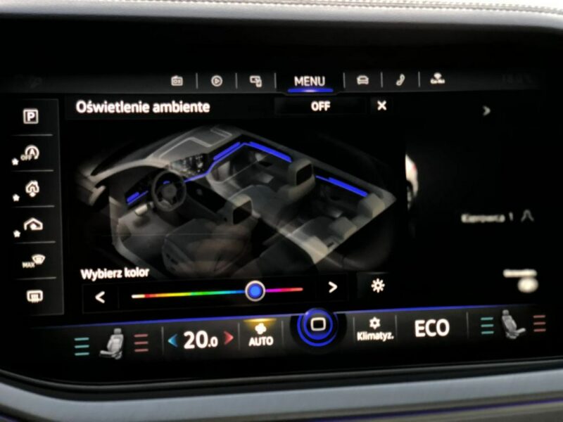 Volkswagen Touareg R-Line 2019r V8 4.0 TDI 422KM 4x4 Matrix Head Pneumatyka Hak FV23% VAT III (2018-)