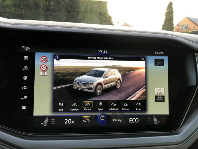 Volkswagen Touareg R-Line 2019r V8 4.0 TDI 422KM 4x4 Matrix Head Pneumatyka Hak FV23% VAT III (2018-)