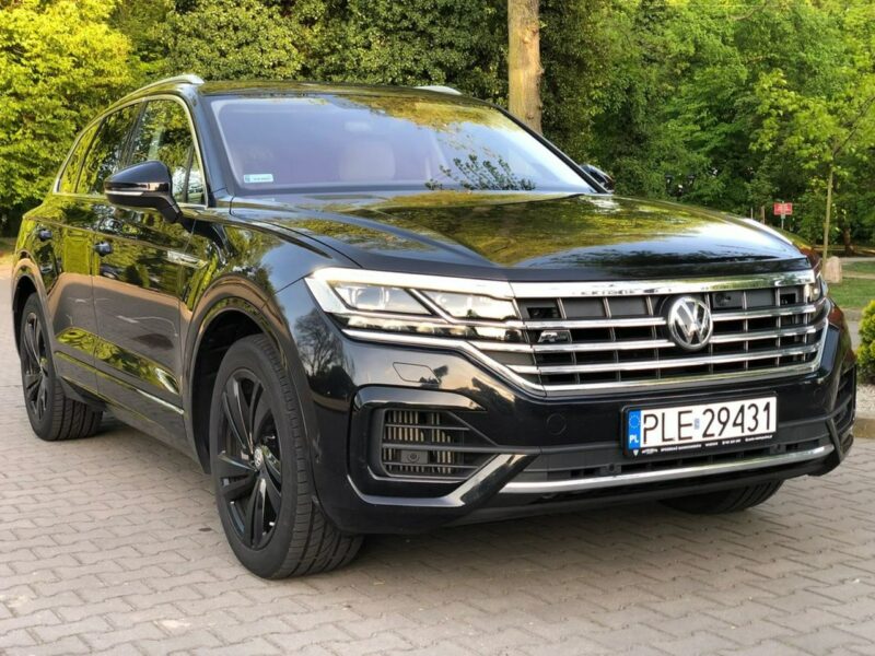 Volkswagen Touareg R-Line 2019r V8 4.0 TDI 422KM 4x4 Matrix Head Pneumatyka Hak FV23% VAT III (2018-)