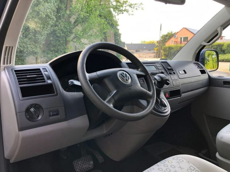 Volkswagen Transporter T5 LONG 2.5 TDI 130KM Automat Tempomat 5 osób Klima Hak Zarejestrowany T5