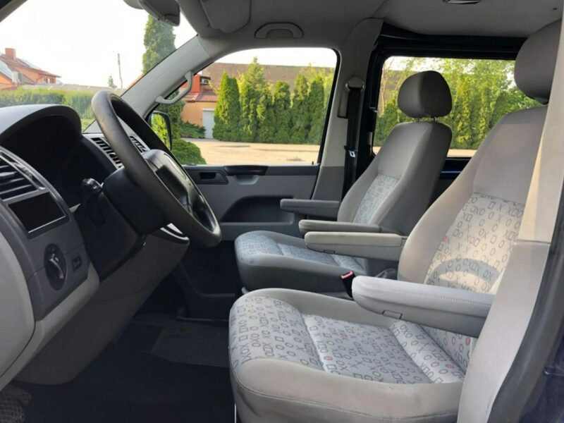 Volkswagen Transporter T5 LONG 2.5 TDI 130KM Automat Tempomat 5 osób Klima Hak Zarejestrowany T5