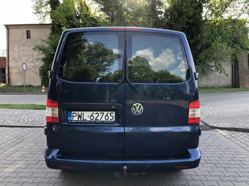 Volkswagen Transporter T5 LONG 2.5 TDI 130KM Automat Tempomat 5 osób Klima Hak Zarejestrowany T5