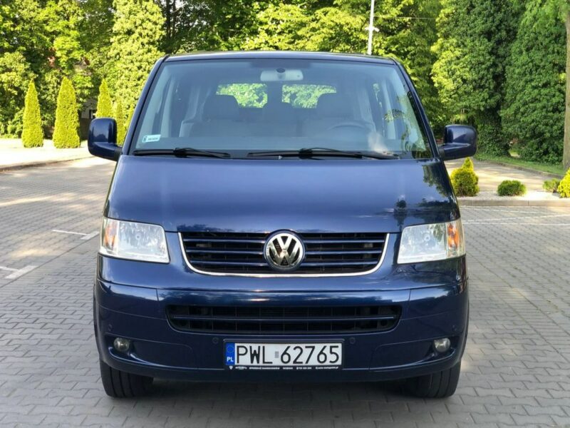 Volkswagen Transporter T5 LONG 2.5 TDI 130KM Automat Tempomat 5 osób Klima Hak Zarejestrowany T5