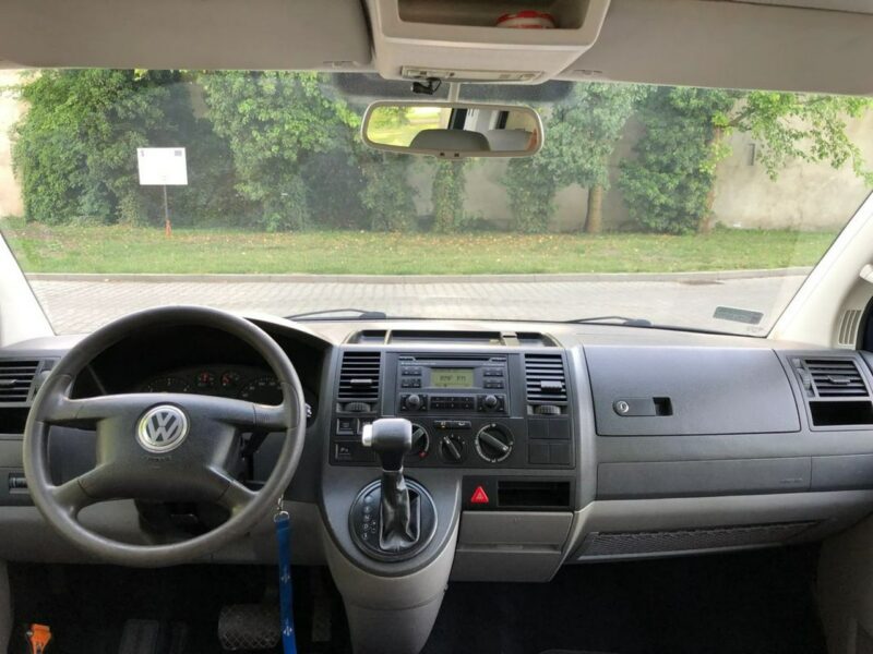 Volkswagen Transporter T5 LONG 2.5 TDI 130KM Automat Tempomat 5 osób Klima Hak Zarejestrowany T5