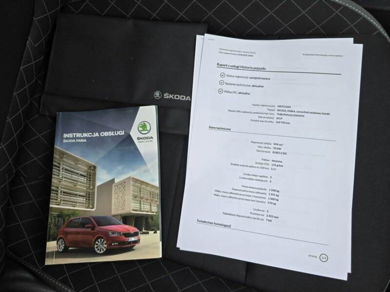 Škoda Fabia AMBITION 1.0 TSI 95KM Salon Polska Serwis ASO GWARANCJA 3 LATA FV 23% III (2014-)