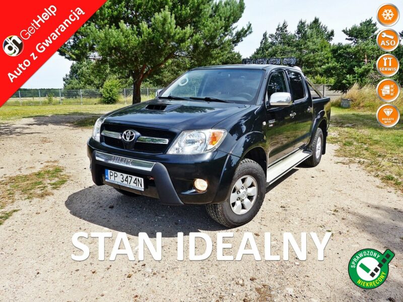 Toyota Hilux 2.5 D-4D*Klima*Pełna Elektryka*Alu*Wyciągarka*Opony AT*Idealny Stan!! VII (2005-)