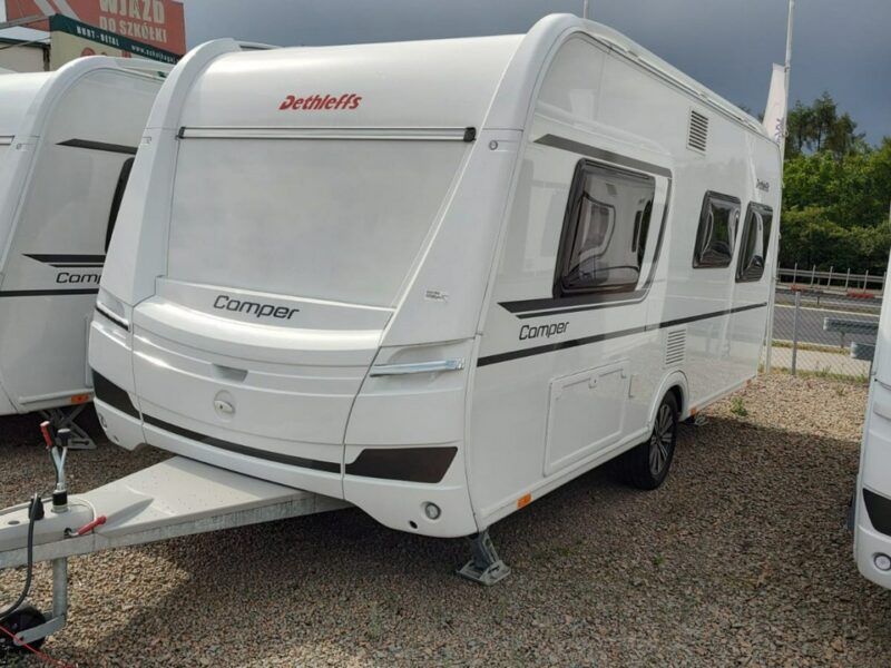 przyczepy kempingowe Dethleffs Camper 470 FR Od ręki - Przyczepa z podkową i łóżkiem francuskim! Ogrzewanie Combi 4