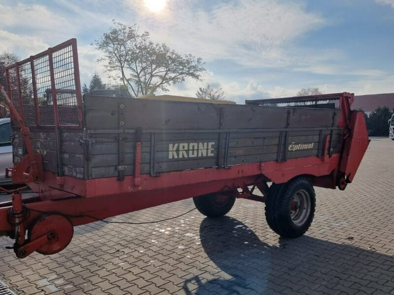 Rozrzutniki obornika Krone Krone Optimat rozrzutnik Krone Optimat Rozrzutnik Obornika, wapna wałki poziome