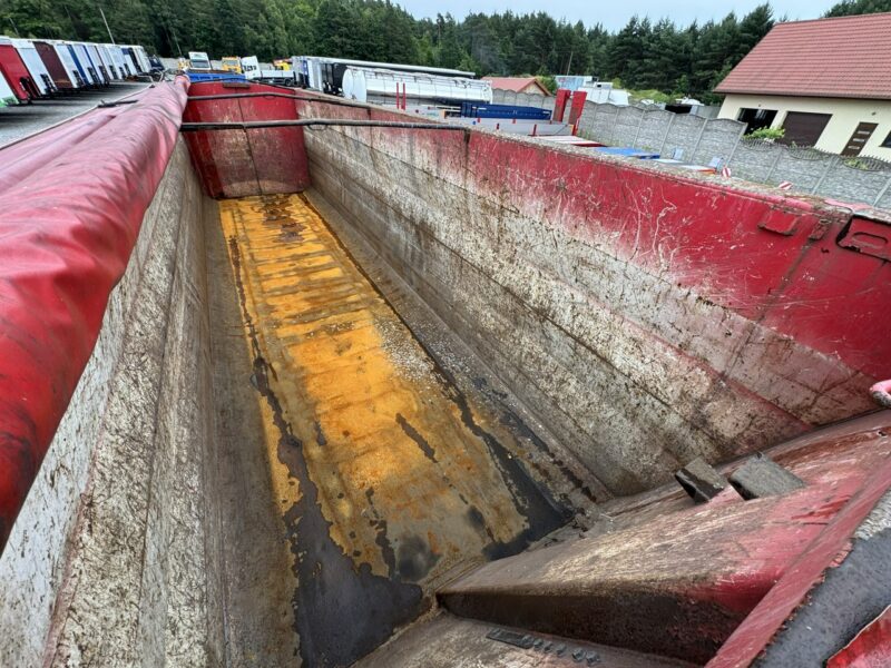 wywrotka Wielton HARDOX STALOWA DO ZŁOMU 50m Oś Podnoszona Złomówka Stan Bdb Hamulce Tarczowe
